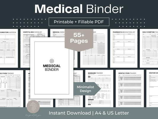 Medical Binder | Medical Planner | Health Binder